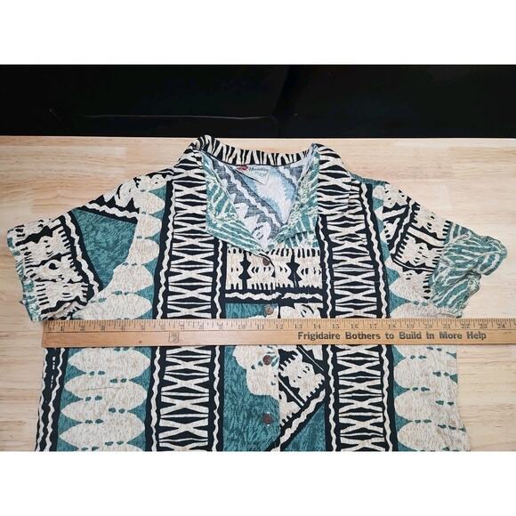 Hilo Hattie Hawaiian Shirt Adult XL Made In Hawaii READ - Picture 3 of 6
